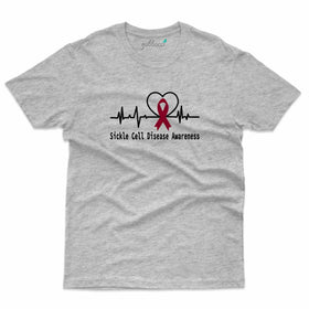 Heart Rate Design T-Shirt - Sickle Cell Disease Collection