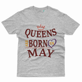 May born Queen T-Shirt - May Birthday T-Shirt Collection