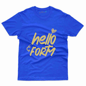 Creative Hello Forty T-Shirt - 40th Birthday Collection