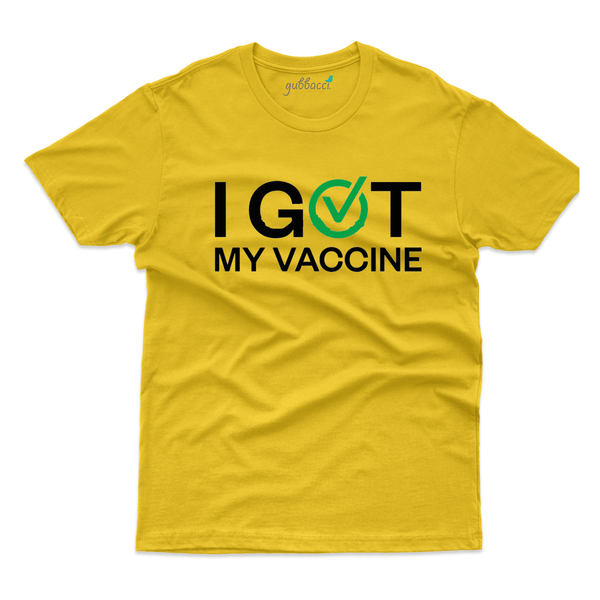 Gubbacci Apparel T-shirt I Got Vaccinated - Pro Vaccine Collection Buy I Got Vaccinated - Pro Vaccine Collection