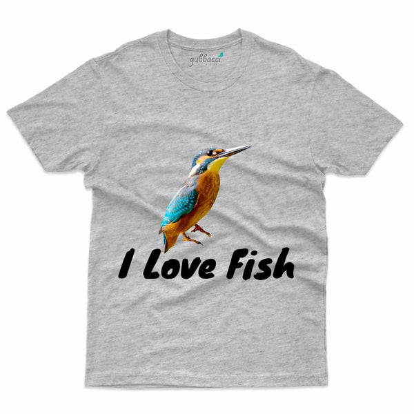 I Love Fish T-Shirt - Kaziranga National Park Collection - Gubbacci-India