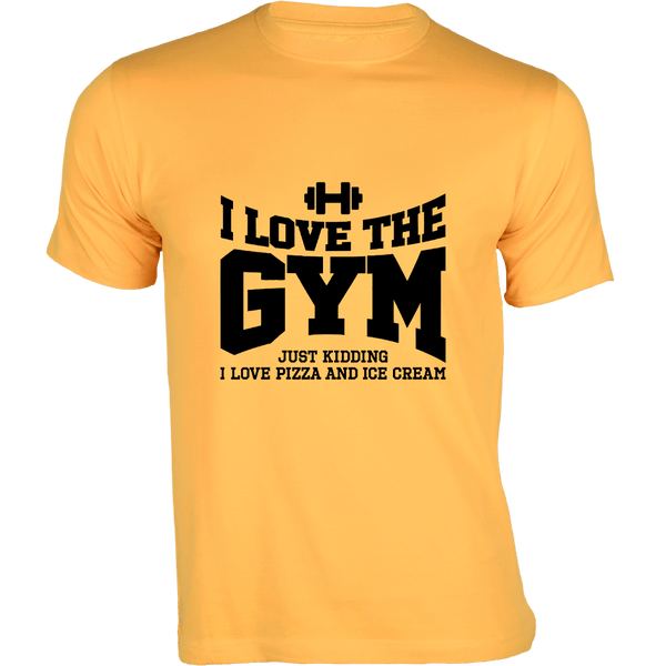 Gubbacci Apparel T-shirt XS I Love the GYM - For Fitness Enthusiasts - Gym T-shirts Designs Buy Gym T-Shirt Designs - I love the Gym Design on T-Shirt