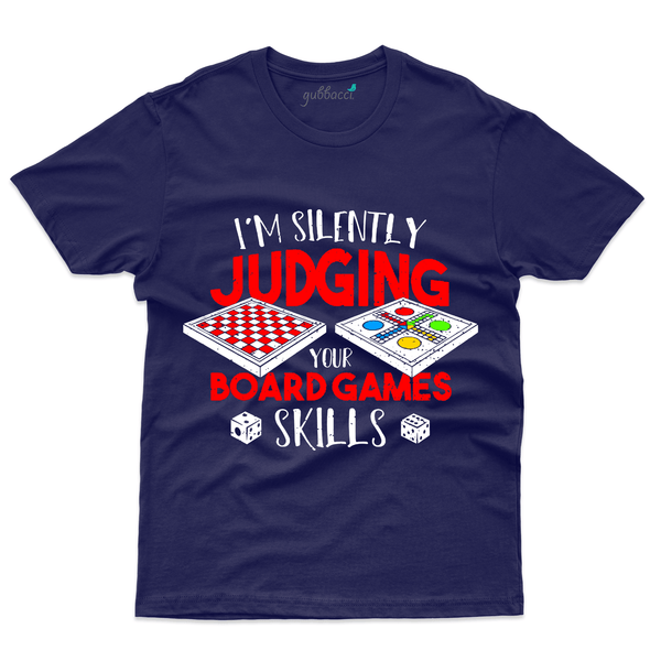 Gubbacci Apparel T-shirt S I'm Silently Judging T-Shirt - Board Games Collection Buy I'm Silently Judging T-Shirt - Board Games Collection