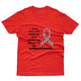 I Wear Grey T-Shirt - Asthma Collection