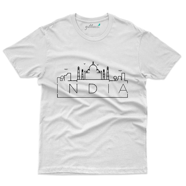 India Skyline T-Shirt - Skyline Collection - Gubbacci-India