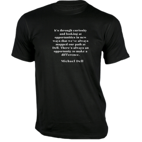 It’s through curiosity and looking T-Shirt - Quotes on T-Shirt