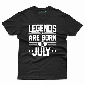July Legend T-Shirt - July Birthday Collection