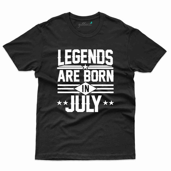 July Legend T-Shirt - July Birthday Collection - Gubbacci-India
