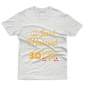 Just Married T-Shirt - 30th Anniversary Collection