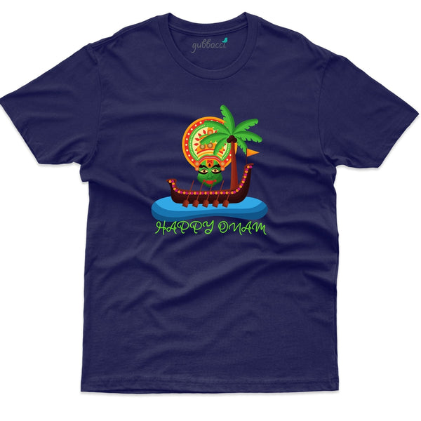 Gubbacci Apparel T-shirt Kathakali Boat Design - Onam Collection Buy Kathakali Boat Design - Onam Collection