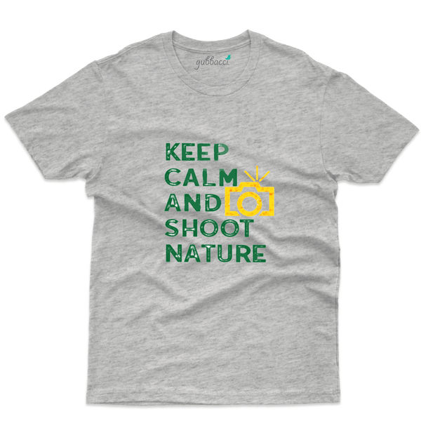 Gubbacci Apparel T-shirt Keep calm and shoot nature