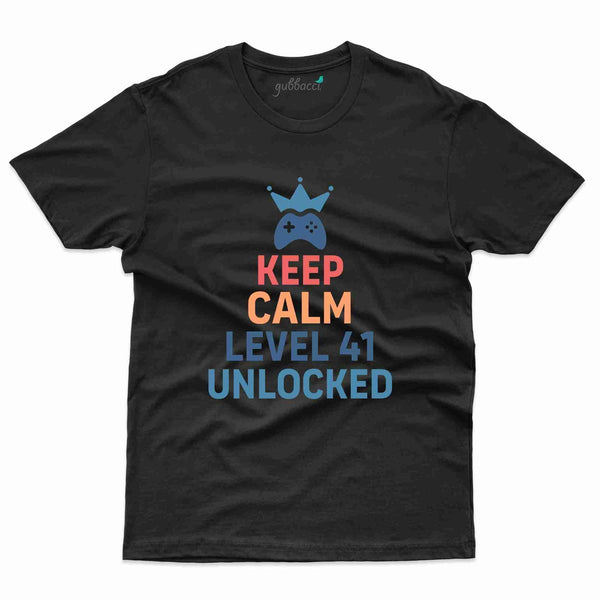 Keep Calm T-Shirt - 41th Birthday Collection - Gubbacci-India