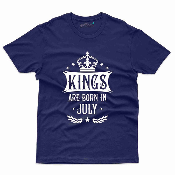 King Born 4 T-Shirt - July Birthday Collection - Gubbacci-India
