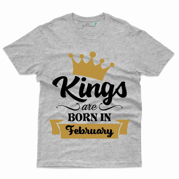 King T-Shirt - February Birthday Collection - Gubbacci-India
