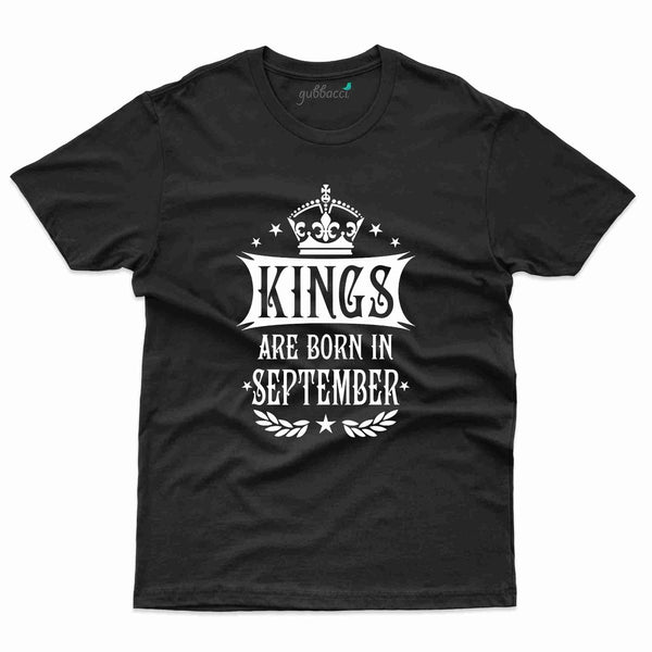 Kings Born 2 T-Shirt - September Birthday Collection - Gubbacci-India
