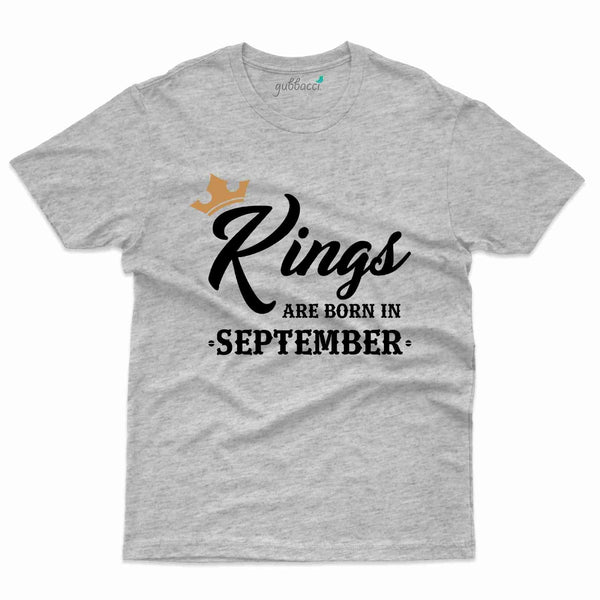 Kings Born 3 T-Shirt - September Birthday Collection - Gubbacci-India