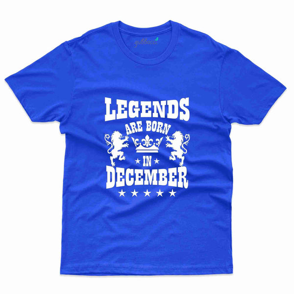 Legends T-Shirt - December Birthday Collection - Gubbacci-India