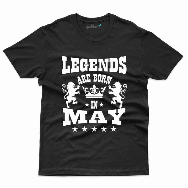 Legends T-Shirt - May Birthday Collection - Gubbacci-India