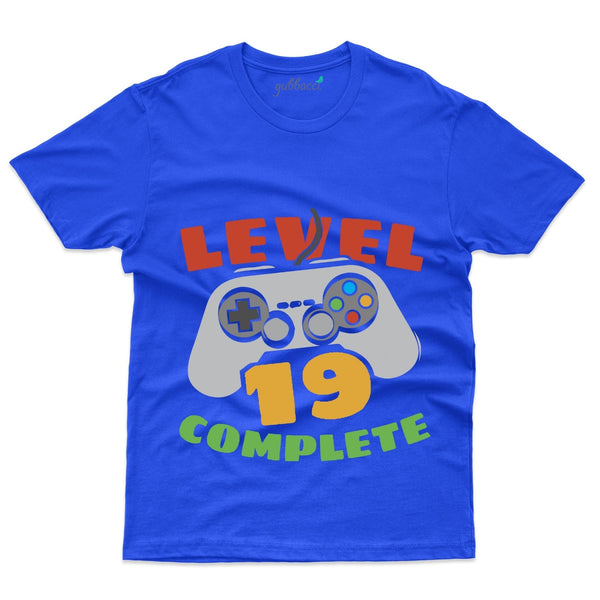 Level 19 Unlocked T-Shirt - 19th Birthday Collection - Gubbacci-India