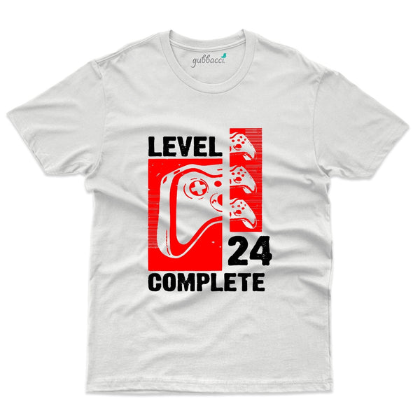 Level 24 Complete T-Shirt - 24th Birthday Collection - Gubbacci-India