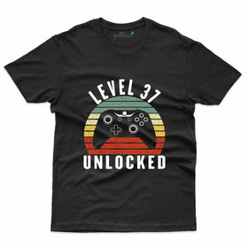 Level 37 Unlocked T-Shirt - 37th Birthday Collection
