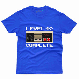 Level 40 Unlocked Bday Tee - 40th Birthday T-Shirt