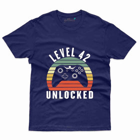 Level 42 Unlocked 9 T-Shirt - 42nd  Birthday Collection