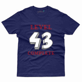 Level 43 Complete T-Shirt - 43rd  Birthday Collection