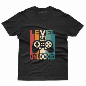 Level 44 Unlocked 2 T-Shirt - 44th Birthday Collection