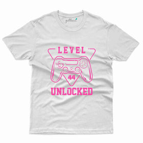 Level 44 Unlocked 3 T-Shirt - 44th Birthday Collection