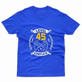 Best Level 45 Complete T-Shirt - 45th Birthday T-Shirt