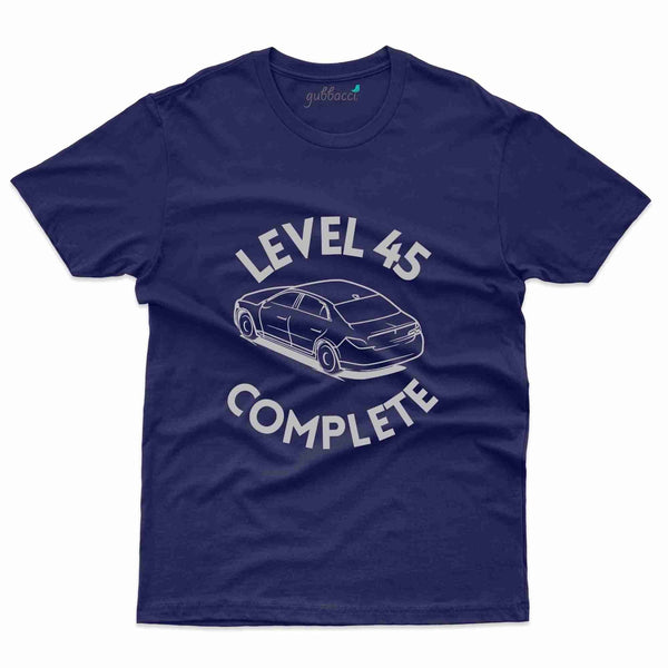 Level 45 Complete 7 T-Shirt - 45th Birthday Collection - Gubbacci-India