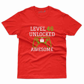 Level 46 Unlocked 2 T-Shirt - 46th Birthday Collection