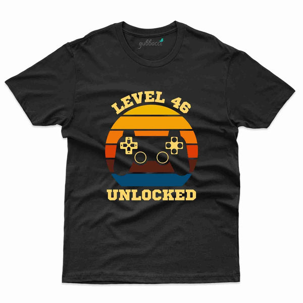 Level 46 Unlocked 5 T-Shirt - 46th Birthday Collection - Gubbacci-India
