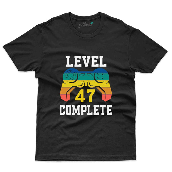 Level 47 Complete T-Shirt - 47th Birthday Collection - Gubbacci-India