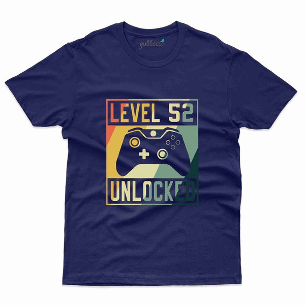 Level 52 Unlocked 3 T-Shirt - 52nd Collection - Gubbacci-India