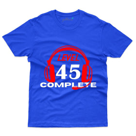 Level 45 Completed T-Shirt - 45th Anniversary T-Shirt Collection