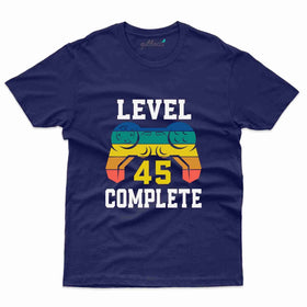 Life Level 45 Complete T-Shirt - 45th Birthday Collection