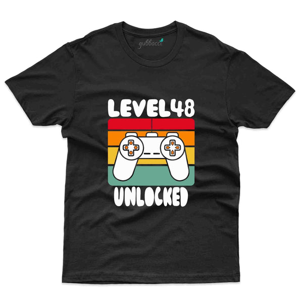 Level Unlocked 7 T-Shirt - 48th Birthday Collection - Gubbacci-India