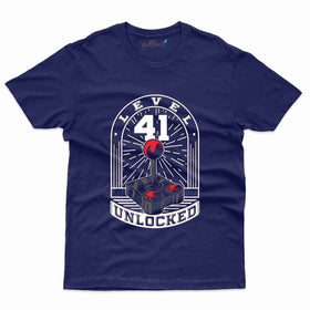 Level Unlocked 9 T-Shirt - 41th Birthday Collection