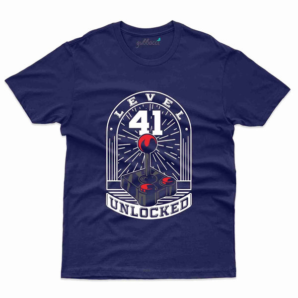 Level Unlocked 9 T-Shirt - 41th Birthday Collection - Gubbacci-India