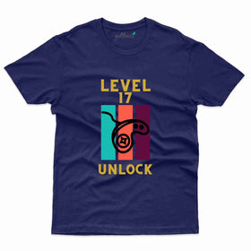 Level Unlocked T-Shirt - 17th Birthday Collection