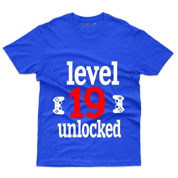 Level Unlocked T-Shirt - 19th Birthday Collection - Gubbacci-India