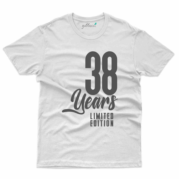 Limited Edition T-Shirt - 38th Birthday Collection - Gubbacci-India
