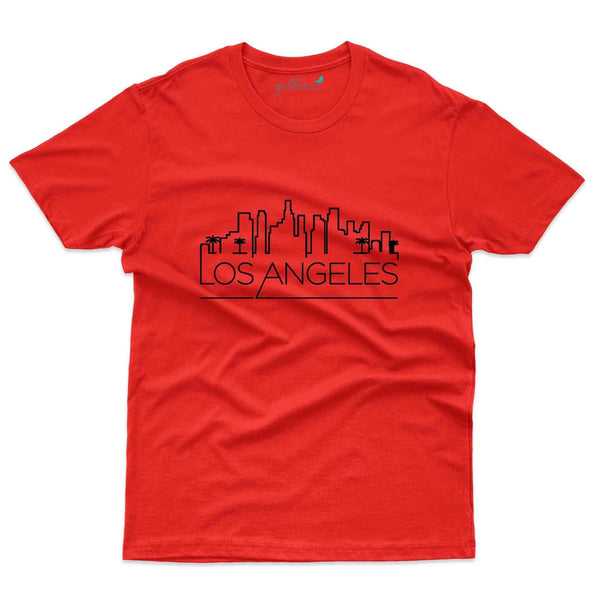 Los Angeles Skyline T-Shirt - Skyline Collection - Gubbacci-India