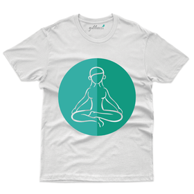 Lotus Posture T-Shirt Design - Yoga T-Shirt Collection