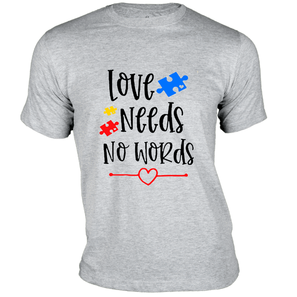 Gubbacci-India T-shirt XS Love needs no words T-Shirt - Autism Collection Buy Love needs no words T-Shirt - Autism Collection