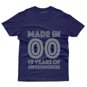 Made In 19 T-Shirt - 19th Birthday Collection
