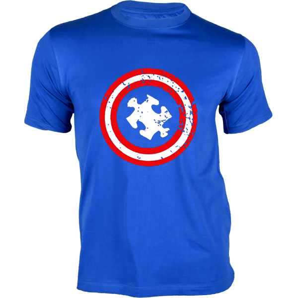 Gubbacci-India T-shirt XS Men's Captain Autism T-Shirt - Autism Collection Buy Men's Captain Autism T-Shirt - Autism Collection