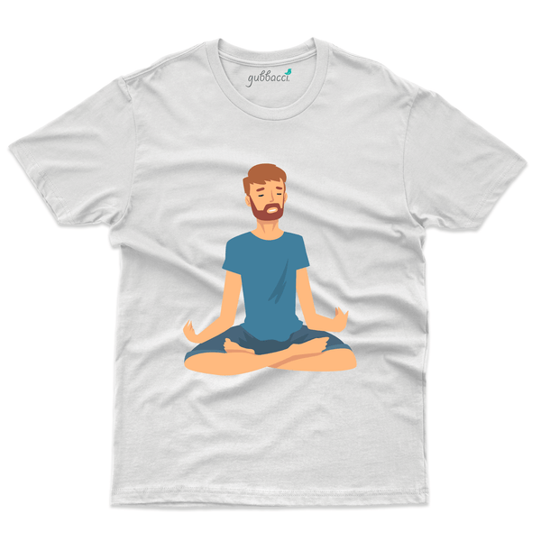 Gubbacci Apparel T-shirt S Men's Lotus Yoga Posture - Yoga Collection Buy Men's Lotus Yoga Posture - Yoga Collection
